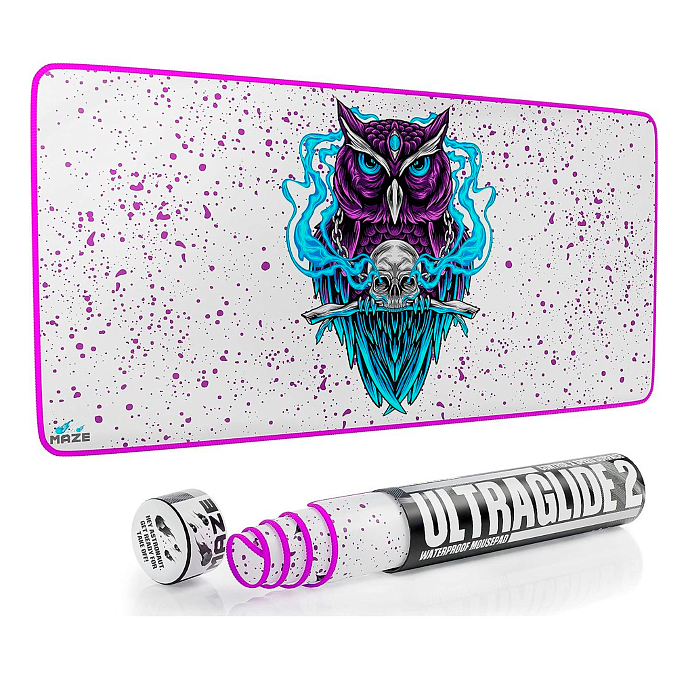 Mouse pad Maze NIGHT OWL-W White 3XL - img.2