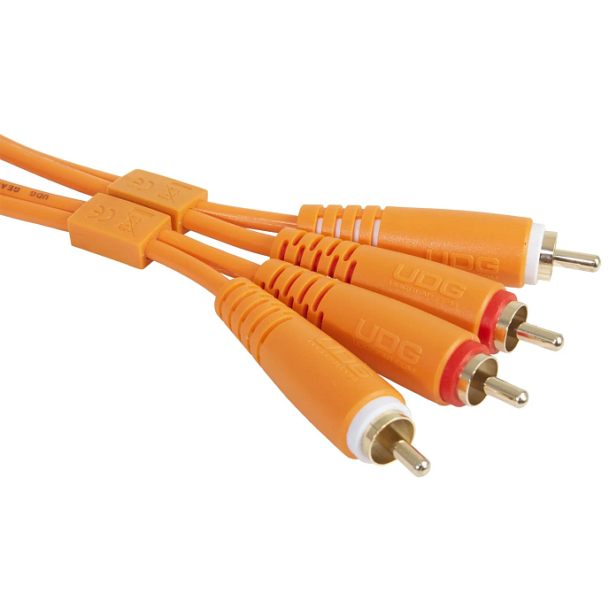 Cable UDG Ultimate Audio Cable Set 2RCA - 2RCA Straight 1.5m Orange - img.2