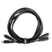 Cable UDG Ultimate Audio Cable Set 2RCA - 2RCA Straight 1.5m Black - img.0 Cable UDG Ultimate Audio Cable Set 2RCA - 2RCA Straight 1.5m Black - img.0