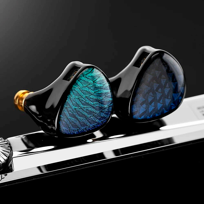 In-ear headphones Celest Wyvern Black Remaster (with Mic) Black/Blue - img.1