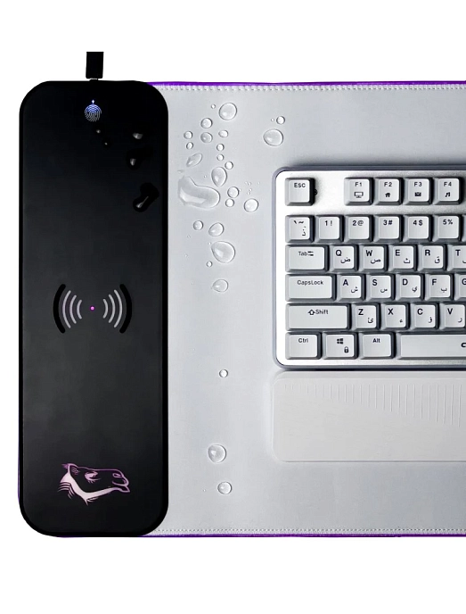 Mouse pad Camel Tech Wireless Charger Mouse Pad White - img.1