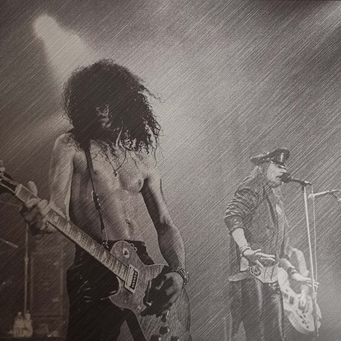 Vinyl Record Guns N Roses Greatest Hits (Red/Black Splatter) LP - img.3