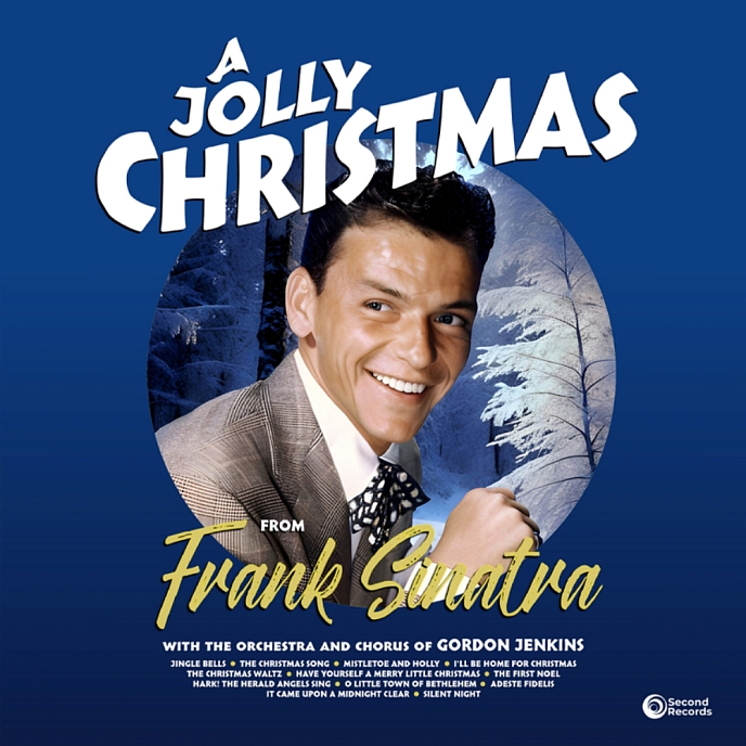 Vinyl Record Frank Sinatra - A Jolly Christmas From Frank Sinatra (Gold Marble) LP - img.0