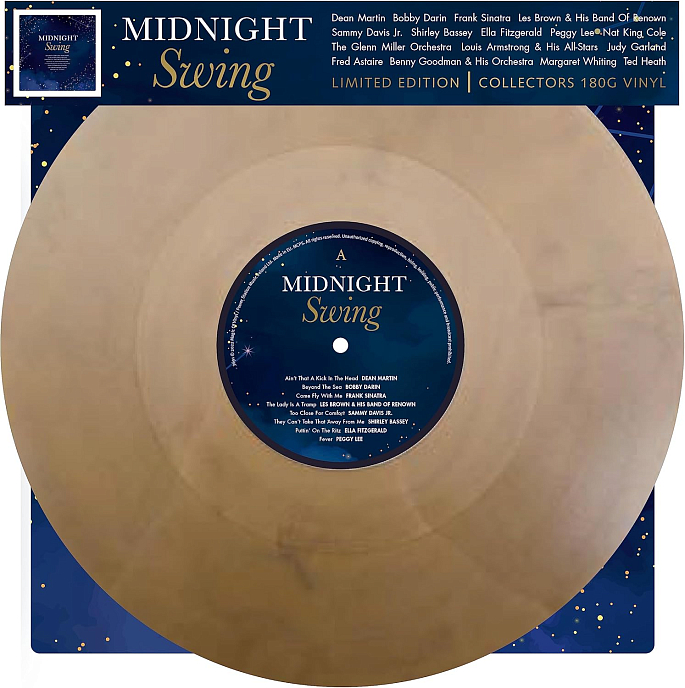 Vinyl Record Various – Midnight Swing - Gold Marbled - LP - img.2