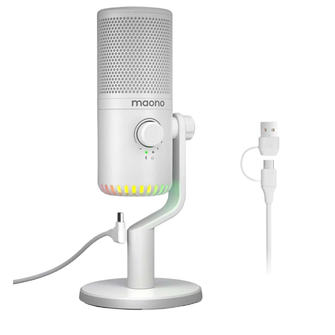 Microphone for streaming and gaming Maono DM30 White - img.4