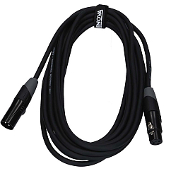 Cable ENOVA EC-A1-XLFM-30 Black XLR(f) - XLR(m) 30m