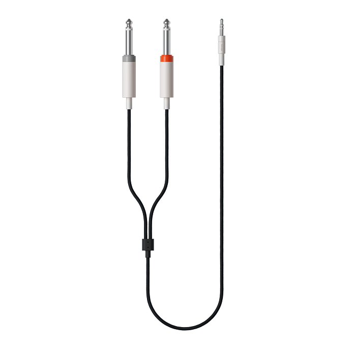 Cable Teenage Engineering Textile Audio Cable 3.5mm - 2x6.35mm Black 1.2m - img.0