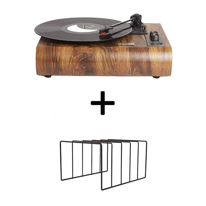 Kit MJI Audio M2012 Wood + MJI Vinyl Records Holder R25 (Bundle) - img.0
