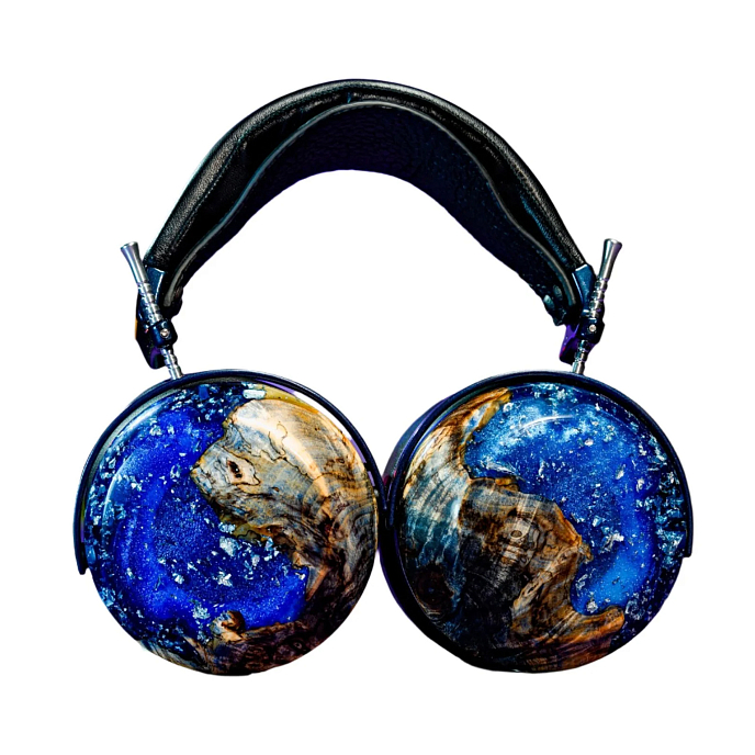 Over-ear headphones ZMF Atrium Resin Flake Blue Aluminum - img.0