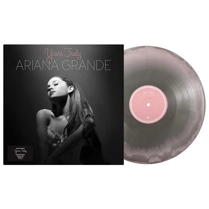 Vinyl Record Ariana Grande - Yours Truly (Pink&Gray Swirl) - LP - img.1