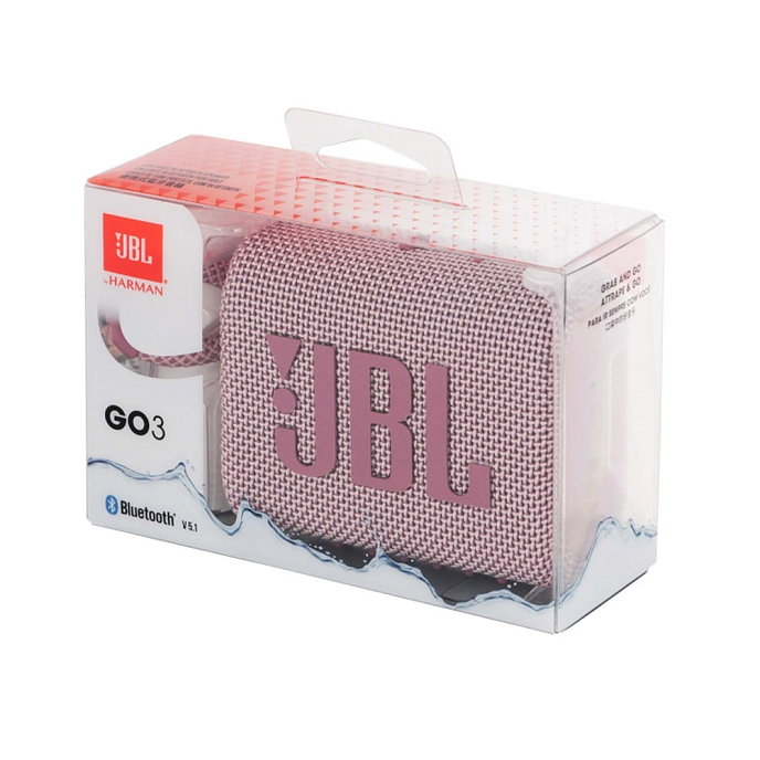 Portable speaker JBL Go 3 Pink - img.6