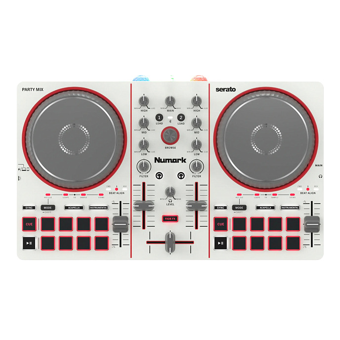 DJ controller Numark Party Mix III Cream - img.0