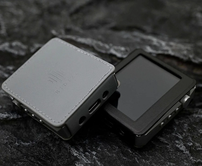 Player Case Hidizs AP80 Pro-X Leather Case Grey - img.4