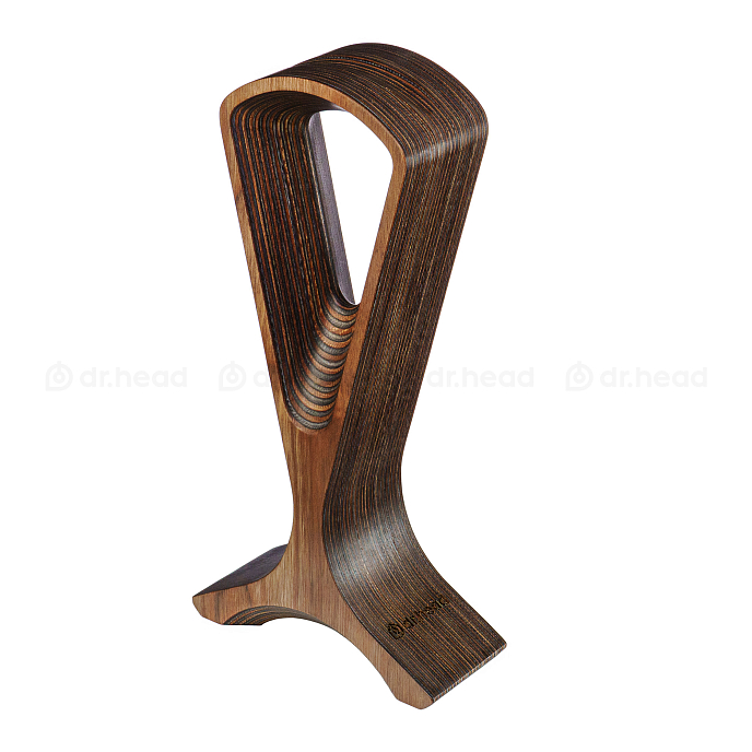 Headphone stand Dr.Head Under Wood Snowstorm 1 Black / Brown - img.0
