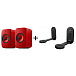 Kit KEF LSX II Lava Red + KEF B1 Wall Bracket Black - img.0