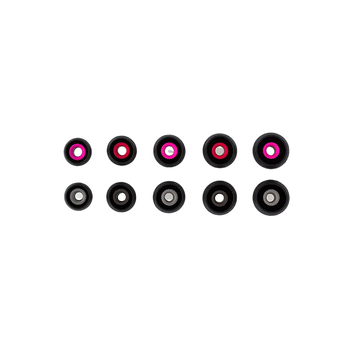 Eartips Final Audio Earpiece Type E set 5 pair Black - img.1