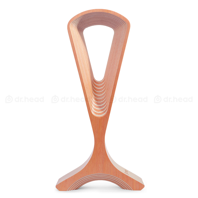 Headphone stand Dr.Head Under Wood Snowstorm 1 Natural Orange - img.1