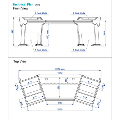 Table Zaor Onda Angeled MKII Black