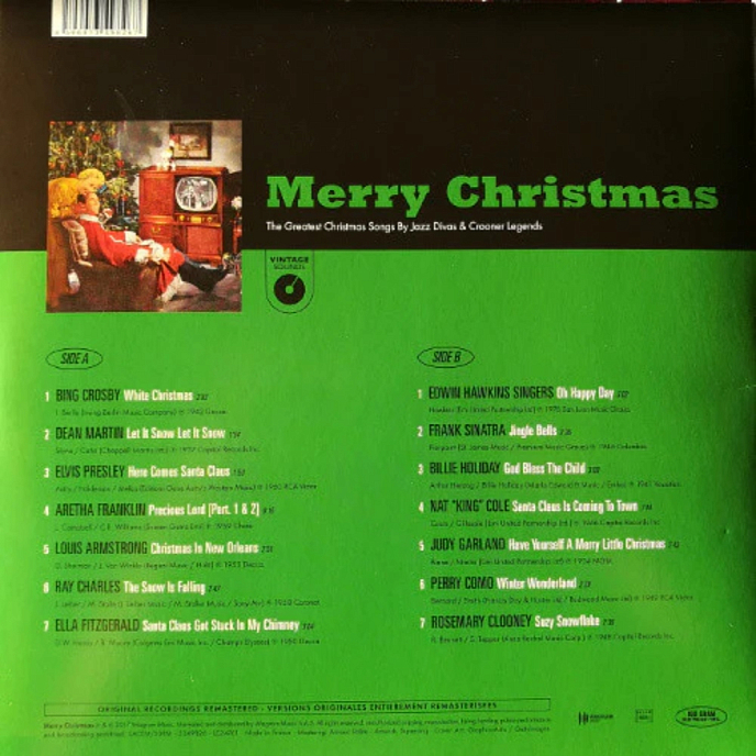 Vinyl Record Various Artists - Merry Christmas: The Greatest Christmas Songs By Jazz Divas & Crooner Legends - LP - img.1