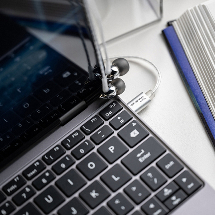 In-ear headphones MoonDrop Droplet silver type c - img.3