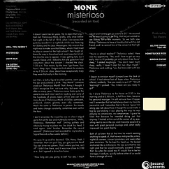 Vinyl Record Thelonious Monk - Misterioso (Red Marble) LP