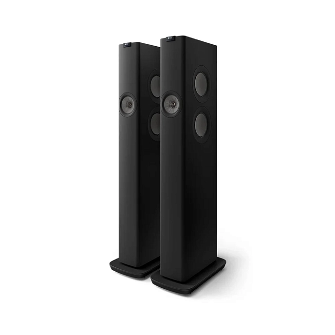 Kit KEF LS60 Wireless Carbon Black + Kube 10B Subwoofer + KW1 Kit - img.1
