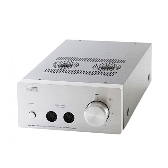 Headphone Amplifier Stax SRM-500T Silver - img.0