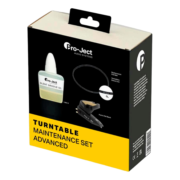 Vinyl Accessory Pro-Ject Maintenance Set Advanced (Lube It/Drive Belt/OM 10 Stylus) - img.0