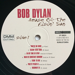 Vinyl Record Bob Dylan – House Of The Risin' Sun LP