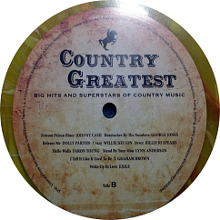 Vinyl Record Various - Country Greatest - Big Hits And Superstars Of Country Music LP