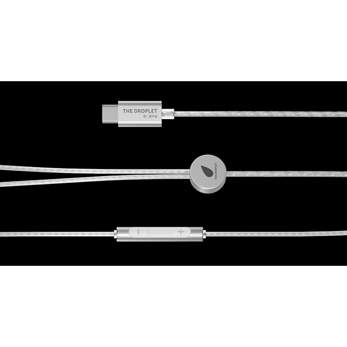 In-ear headphones MoonDrop Droplet silver type c - img.2