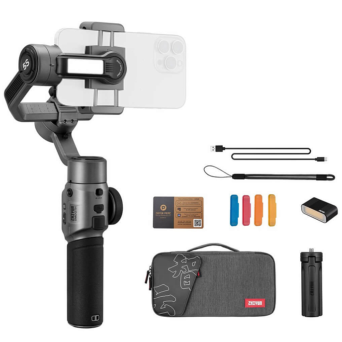Stabilizer Zhiyun Smooth 5S Combo Grey - img.5
