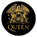 Vinyl Accessory Pyramid Queen Logo (12 Slipmat) Black - img.0