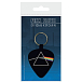 Souvenir Pyramid Pink Floyd Dark Side Of The Moon (Woven Keychain) Black - img.1