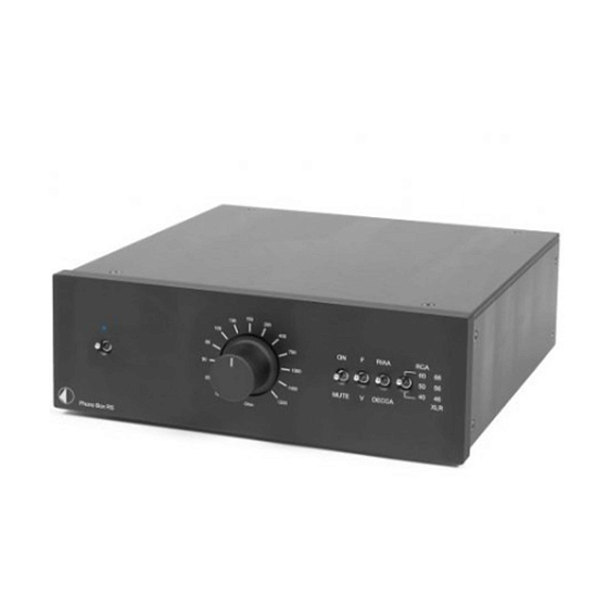 Phono Stage Pro-Ject PHONO BOX RS (UNI) Black - img.0