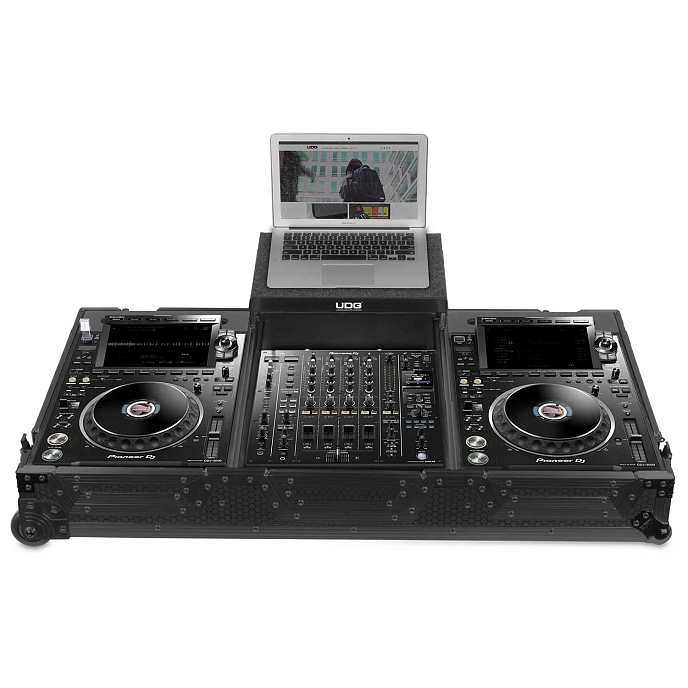 Case UDG Ultimate Flight Case Set Pioneer DJ CDJ-3000/A9 Plus Black - img.0