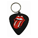Souvenir Pyramid The Rolling Stones Plectrum (PVC Keychain) Black/Red - img.0