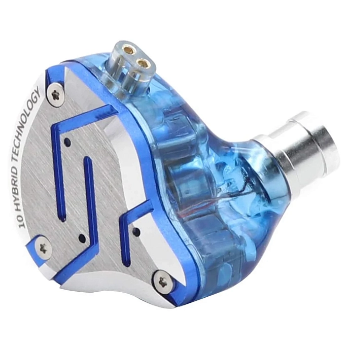 In-ear headphones KZ ZS10 Pro with Mic Glare Blue - img.3