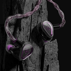 In-ear headphones Vision Ears Phoenix Final Edition Dark Gray Violet