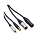 Cable Bespeco EAY2X2R500R Black 5.0m - img.0
