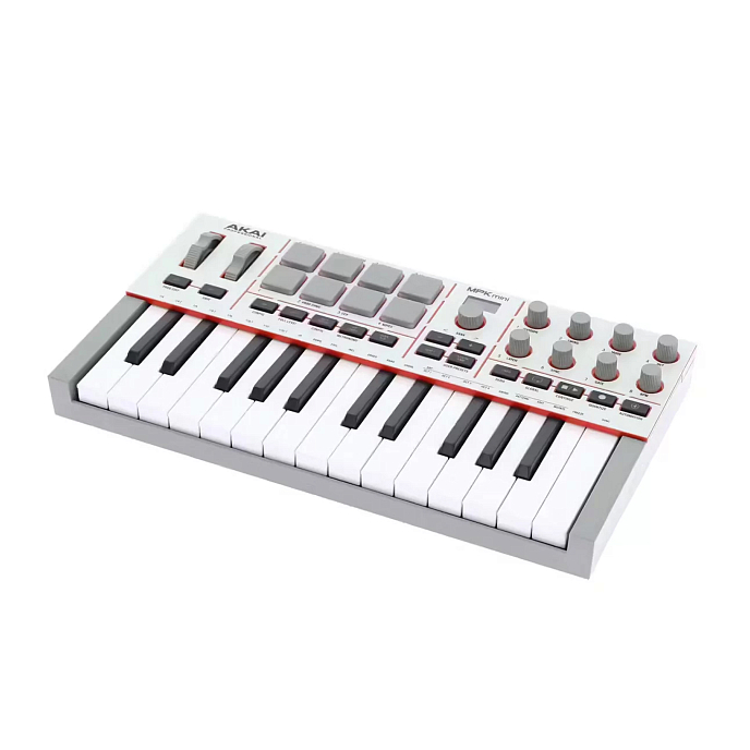MIDI Keyboard AKAI PRO MPK Mini IV White - img.0