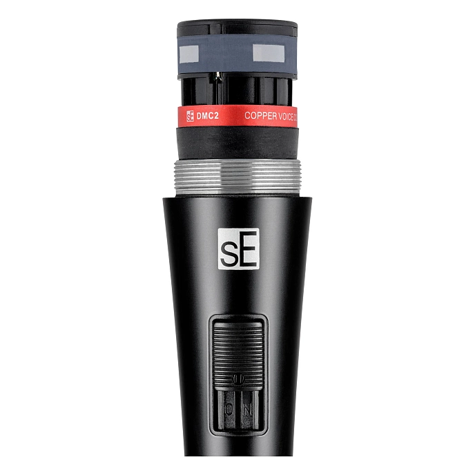 Vocal microphone SE Electronics V2 SWITCH Black Red with XLR to XLR Cable - img.5