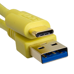Cable UDG Ultimate Audio Cable USB-C - USB-A Straight 1.5m Yellow