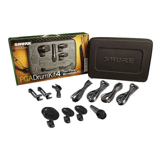 Instrument microphones Shure PGADrumKit4 - img.0