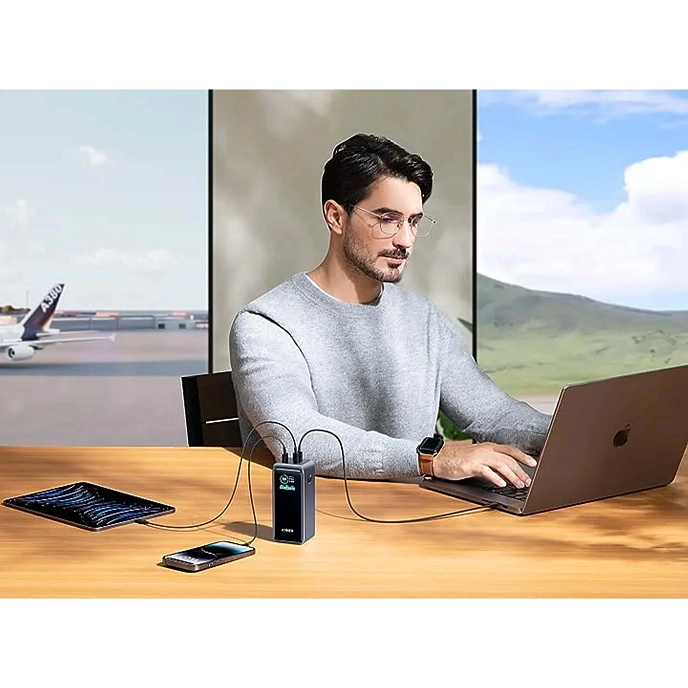 Portable battery Anker Prime 20000mAh 200W Black - img.1