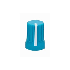 DJTT Chroma Caps Super Knob 90° (Rubber) Blue
