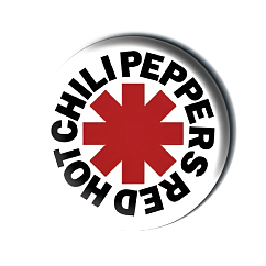 Souvenir Pyramid Red Hot Chili Peppers (Logo Button Badges)