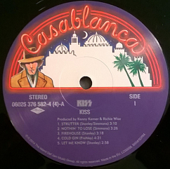 Vinyl Record Kiss - Kiss