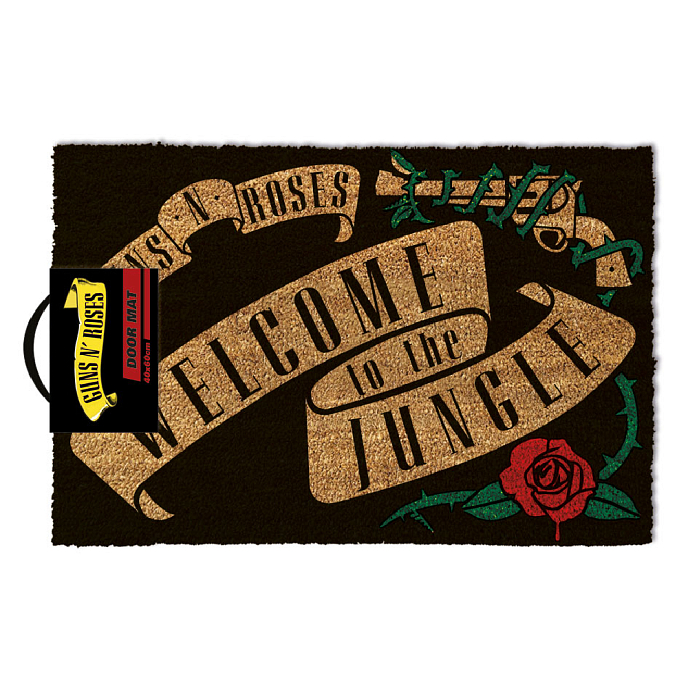 Floor mat Pyramid Guns N Roses (Doormat) Black/Beige - img.0
