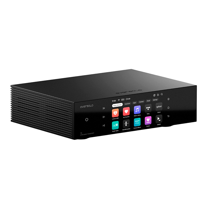 Network Audio Player Eversolo T8 Streaming Transport Black - img.2